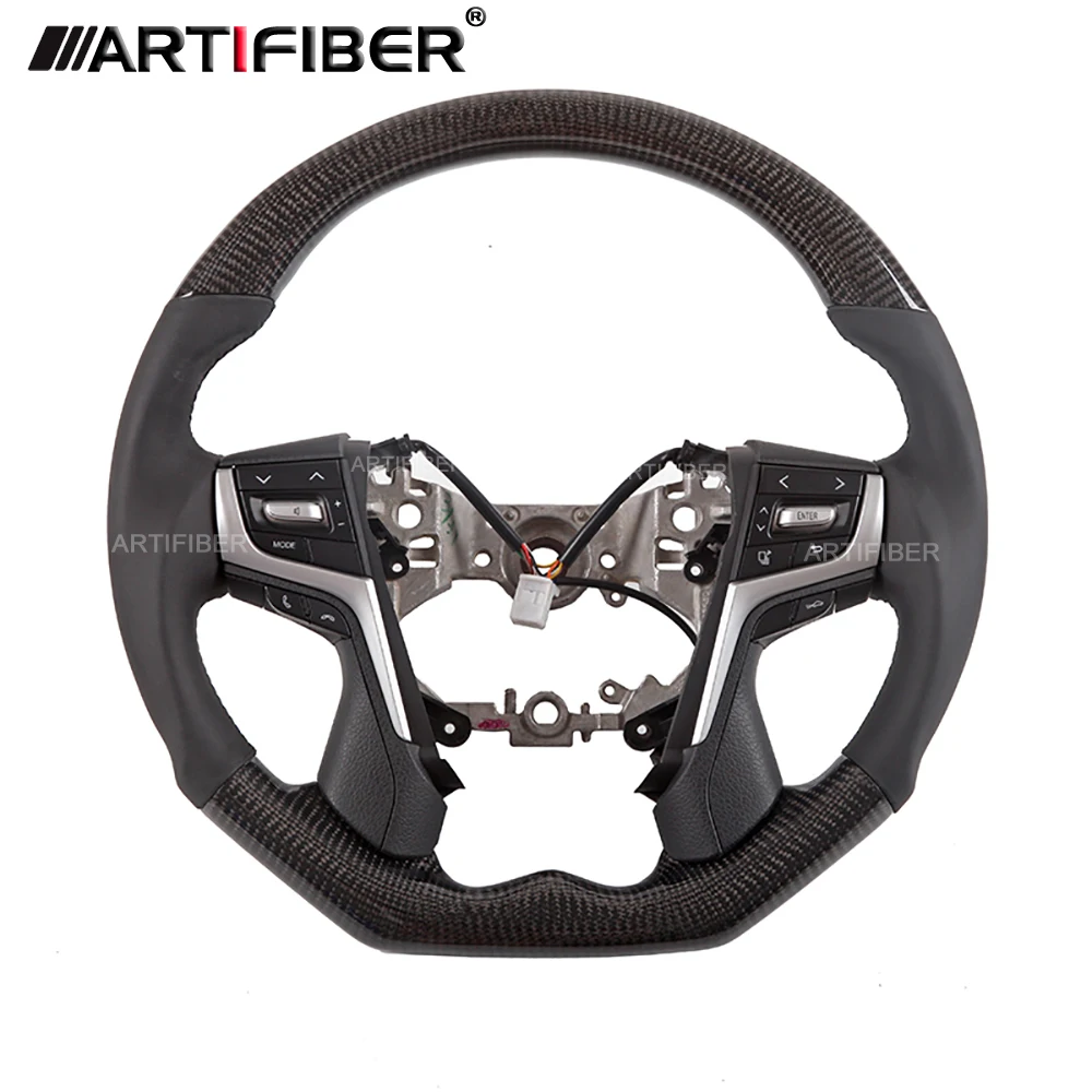 100% Real Carbon Fiber Steering Wheel for TOYOTA Land Crusier,Prado ,Crown,Alphard 
100% Real Carbon Fiber Steering Wheel for TOYOTA Land Crusier,Prado ,Crown,Alphard