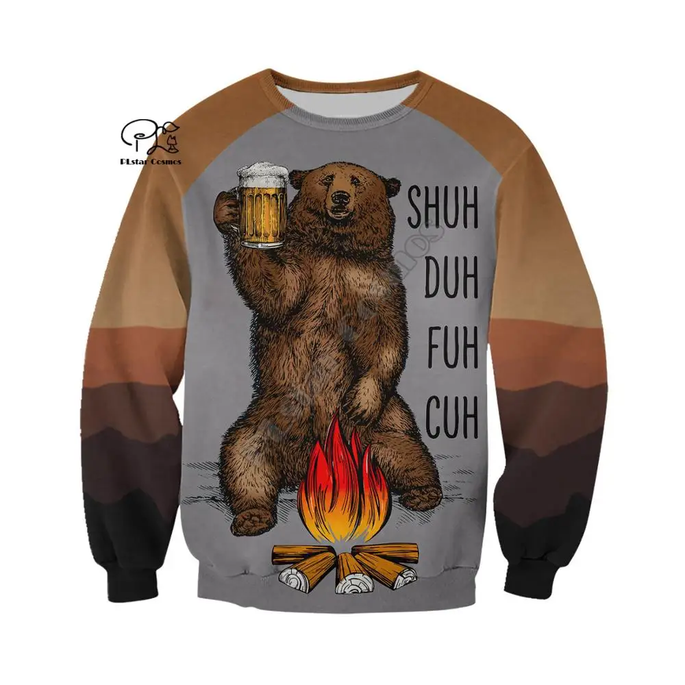 PLstar Cosmos 3DPrint Brown Bear Hunter Hunting Animals Funny Men/Women Harajuku Streetwear Hoodies/Zip Hoodie/Sweatshirt/-c1
PLstar Cosmos 3DPrint Brown Bear Hunter Hunting Animals Funny Men/Women Harajuku Streetwear Hoodies/Zip Hoodie/Sweatshirt/-c1