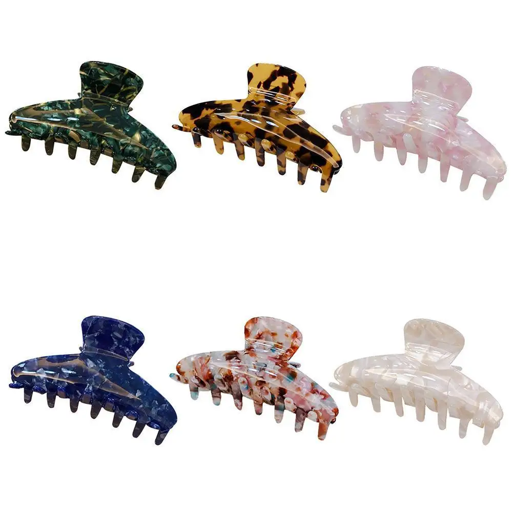Korean Geometric Acetate Hair Claws Big Size Square Hair Crabs Clip Leopard Grain Hair Clamps For Women Fashion Hair Accessories
Korean Geometric Acetate Hair Claws Big Size Square Hair Crabs Clip Leopard Grain Hair Clamps For Women Fashion Hair Accessories