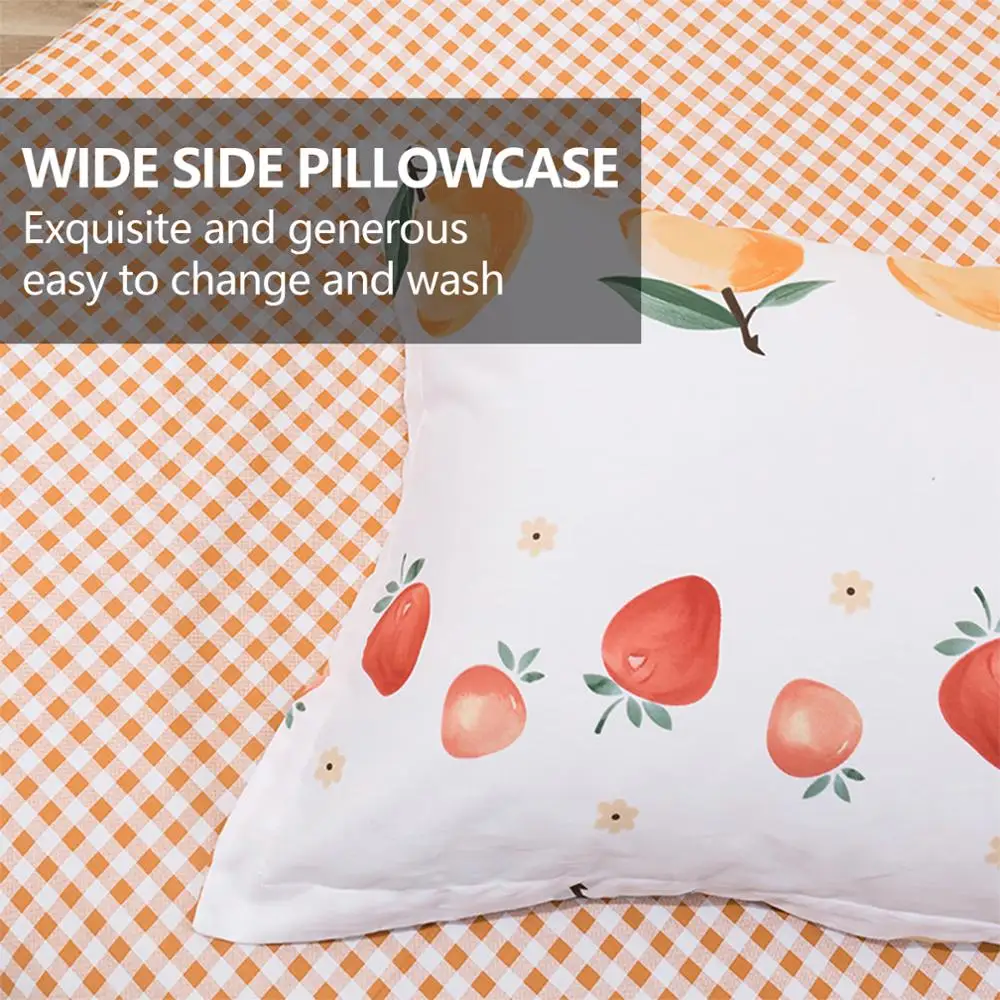 Skin-Friendly Bed Set 4pcs With Zipper Closure And Corner Ties Bed Sheet Pillowcases Quilt Cover 100% Cotton
Skin-Friendly Bed Set 4pcs With Zipper Closure And Corner Ties Bed Sheet Pillowcases Quilt Cover 100% Cotton