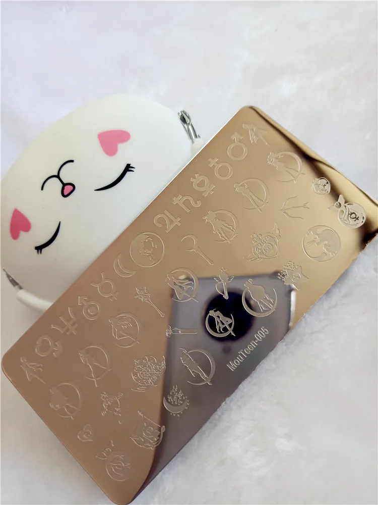 New Moon Girl Stamping Young Girl Nail Art Template Magic Stick Nail Stamping Symbol Stamps #005
New Moon Girl Stamping Young Girl Nail Art Template Magic Stick Nail Stamping Symbol Stamps #005