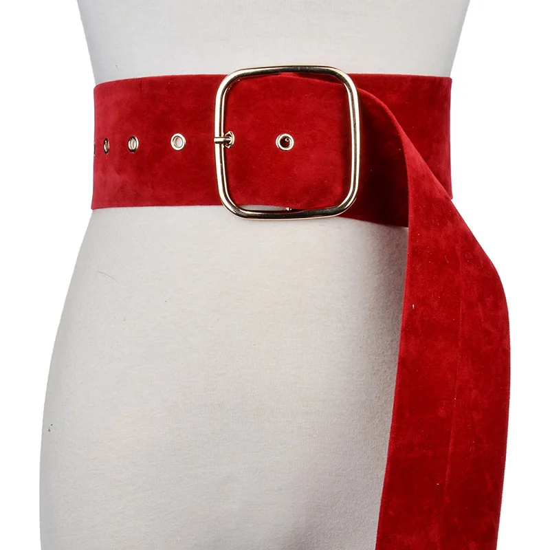 Retro Velvet Square Buckle Corset Belt All Match Belt Ladies Adjustable Belts Waistband Dress Female Decorate Coat Sweater Belt
Retro Velvet Square Buckle Corset Belt All Match Belt Ladies Adjustable Belts Waistband Dress Female Decorate Coat Sweater Belt