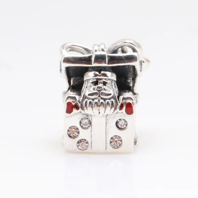 Lorena Authentic S925 sterling silver Santa in a gift box beads Fit Original Charms Bracelet Necklace DIY Jewelry Making
Lorena Authentic S925 sterling silver Santa in a gift box beads Fit Original Charms Bracelet Necklace DIY Jewelry Making