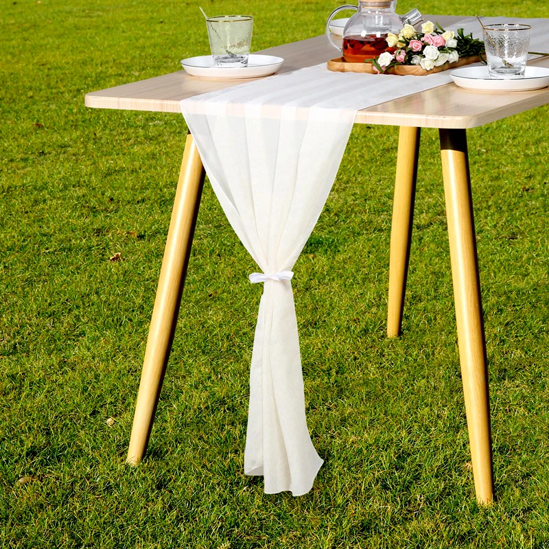 70x300cm Modern Minimalist Chiffon Tablecloth Wedding Party Table Chair Decoration Tablecloth Cover Family Banquet Table Runner
70x300cm Modern Minimalist Chiffon Tablecloth Wedding Party Table Chair Decoration Tablecloth Cover Family Banquet Table Runner