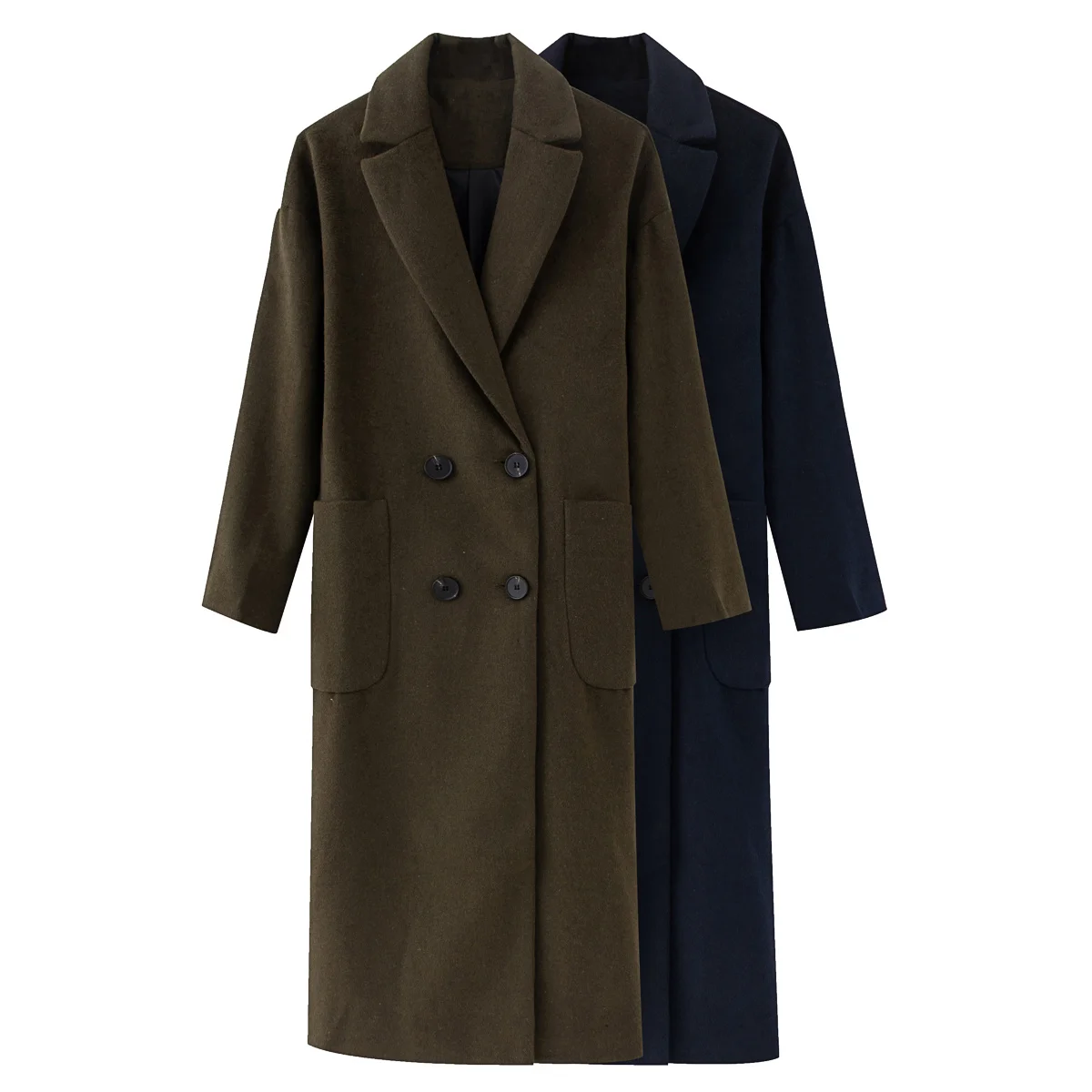 2021 winter women Woolen cloth Outerwear casual long coat Double Breasted Wool Suits Windbreaker Notched Collar pocket jacket
2021 winter women Woolen cloth Outerwear casual long coat Double Breasted Wool Suits Windbreaker Notched Collar pocket jacket
