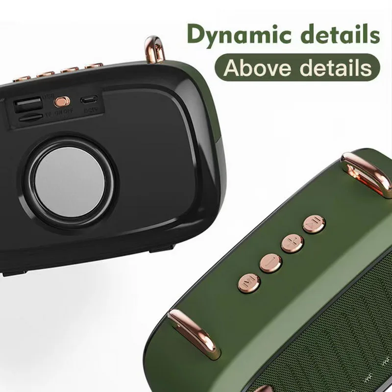 Wireless Speaker Bluetooth Speaker Mini Loudspeaker HiFi Subwoofer Voice Box With Microphone TFcard/U Disk/FM Wireless Subwoofer
Wireless Speaker Bluetooth Speaker Mini Loudspeaker HiFi Subwoofer Voice Box With Microphone TFcard/U Disk/FM Wireless Subwoofer