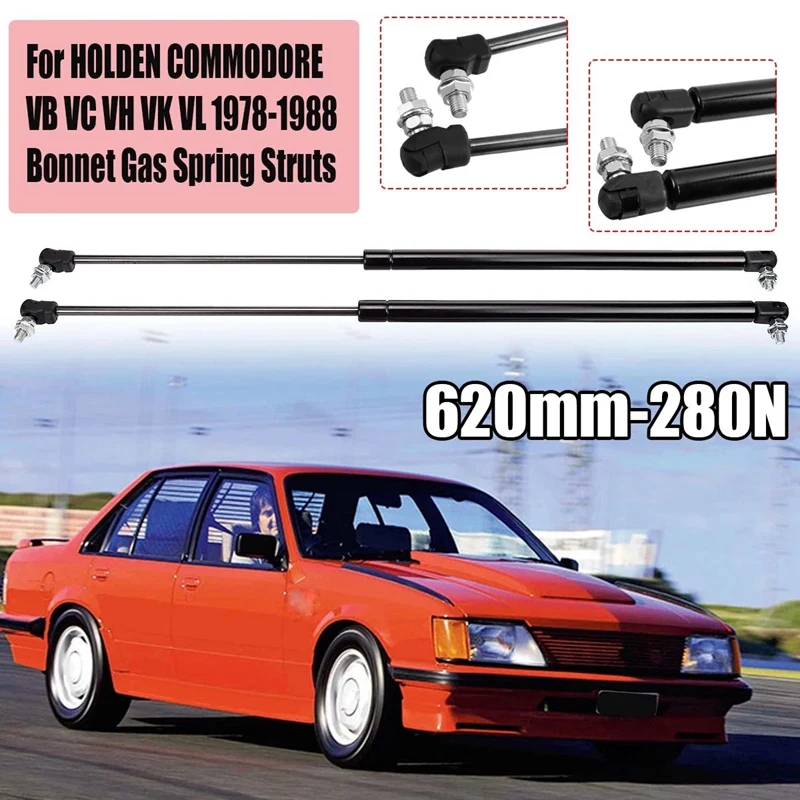 Carbon Steel Car Front Bonnet Tailgate Gas Lift Support Struts 620mm-280N for Holden Commodore VB VC VH VK VL 1978-1988
Carbon Steel Car Front Bonnet Tailgate Gas Lift Support Struts 620mm-280N for Holden Commodore VB VC VH VK VL 1978-1988