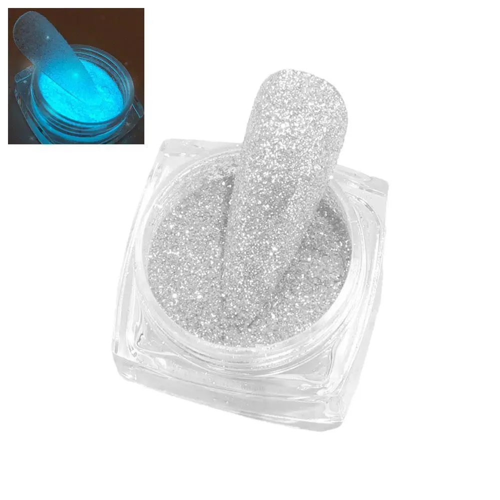 1Box Reflective Nail Glitter Powder Shiny Dust Glow In The Dark For Bar Disco Sparkling Pigment Fluorescent Nail Art Decorations
1Box Reflective Nail Glitter Powder Shiny Dust Glow In The Dark For Bar Disco Sparkling Pigment Fluorescent Nail Art Decorations