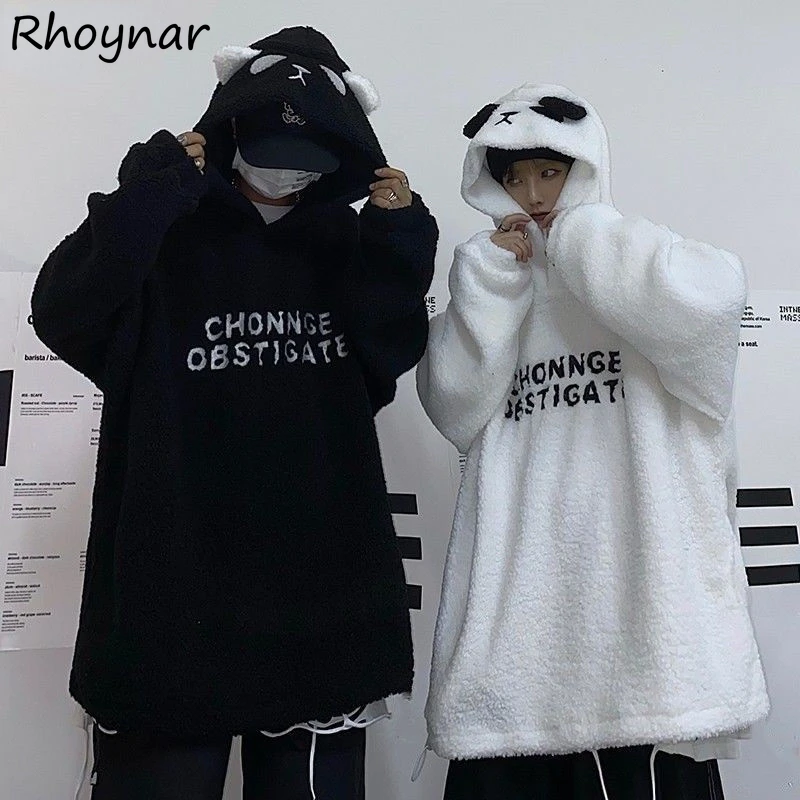 Hoodies Womens Harajuku Couples Letter Embroidery Loose Casual Chic Thickening Warm Students Pullover New Arrival Fashion Female
Hoodies Womens Harajuku Couples Letter Embroidery Loose Casual Chic Thickening Warm Students Pullover New Arrival Fashion Female