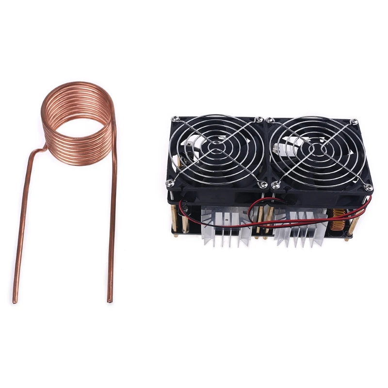 2000W 50A ZVS Induction Heating Board Heater Module Flyback Driver Dissipation Coil Dual Fan with Copper Tube
2000W 50A ZVS Induction Heating Board Heater Module Flyback Driver Dissipation Coil Dual Fan with Copper Tube