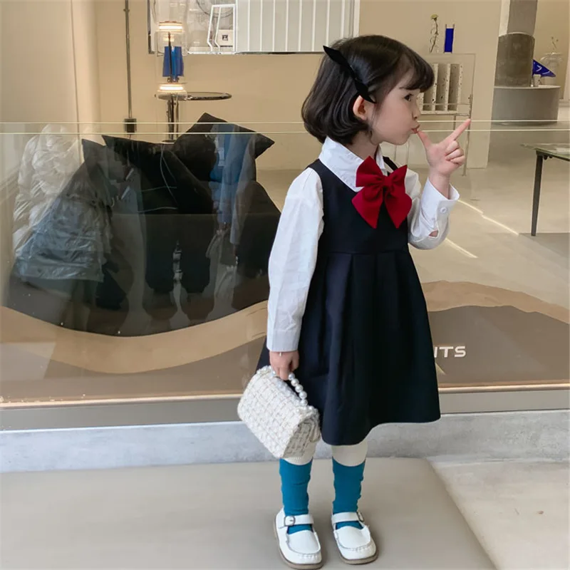 2pcs Girls Dress Sets 2021 Children School Uniform Sundress Kids White Blouse+Sleeveless Dresses Suit Baby Girl Clothes Outfit
2pcs Girls Dress Sets 2021 Children School Uniform Sundress Kids White Blouse+Sleeveless Dresses Suit Baby Girl Clothes Outfit