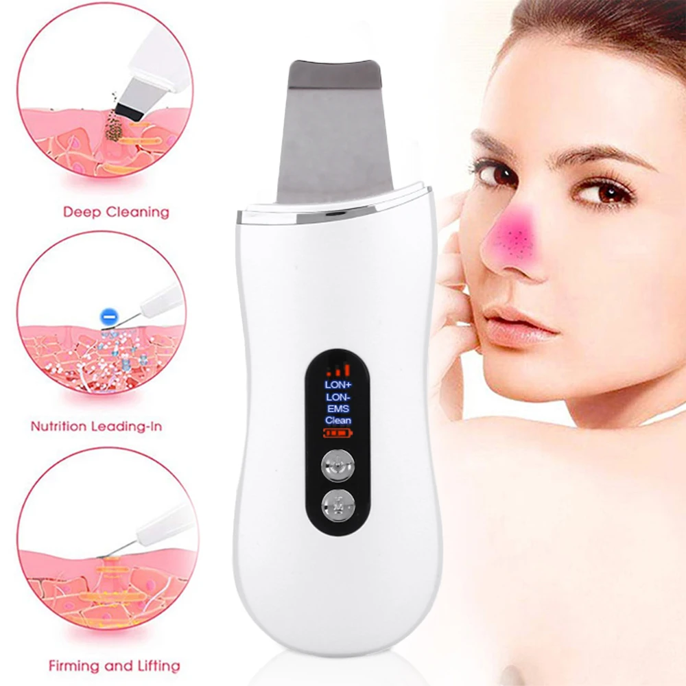 Ультразвуковой ионный аппарат для глубокой очистки лица, вибромассажа, удаления черных точек, очистки кожи
Ультразвуковой ионный аппарат для глубокой очистки лица, вибромассажа, удаления черных точек, очистки кожи