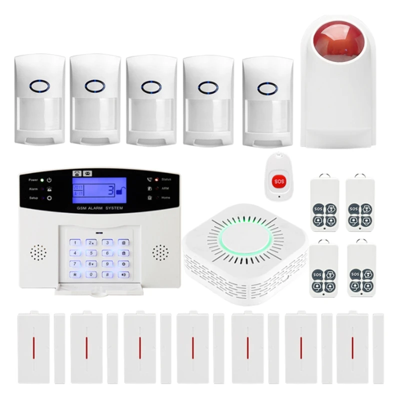 Hot TTKK GSM Mobile Phone Card Network Alarm Infrared Anti-Theft Alarm Home Company School Home Security System EU Plug 
Hot TTKK GSM Mobile Phone Card Network Alarm Infrared Anti-Theft Alarm Home Company School Home Security System EU Plug