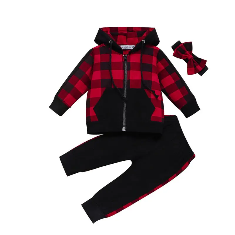 US Auutmn Winter Clothes Toddler Baby Girl Clothes Winter Plaid Zipper Coat Top+Long Pants Outfit 3pcs 0-3T
US Auutmn Winter Clothes Toddler Baby Girl Clothes Winter Plaid Zipper Coat Top+Long Pants Outfit 3pcs 0-3T