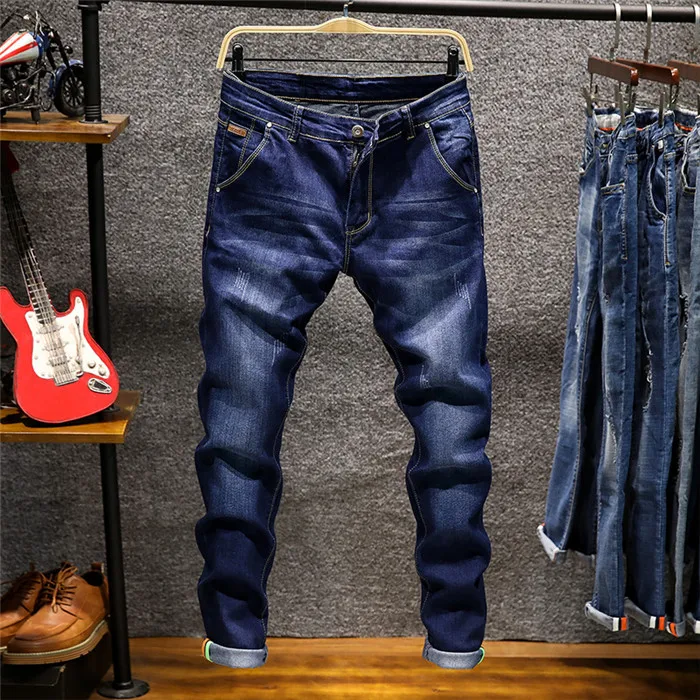 Skinny Jeans Men Zipper Fly Slim Fit Denim Joggers Stretch Male Jean Pencil Pants Blue Men's Jeans Fashion Casual Hombre,809
Skinny Jeans Men Zipper Fly Slim Fit Denim Joggers Stretch Male Jean Pencil Pants Blue Men's Jeans Fashion Casual Hombre,809