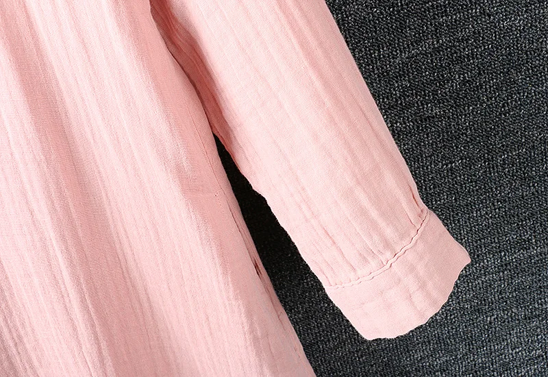 New Autumn Women 2020 Double Cotton Yarn Dress Mori Girl Organ Pleats Loose Long Sleeve Solid Color Dress Female
New Autumn Women 2020 Double Cotton Yarn Dress Mori Girl Organ Pleats Loose Long Sleeve Solid Color Dress Female