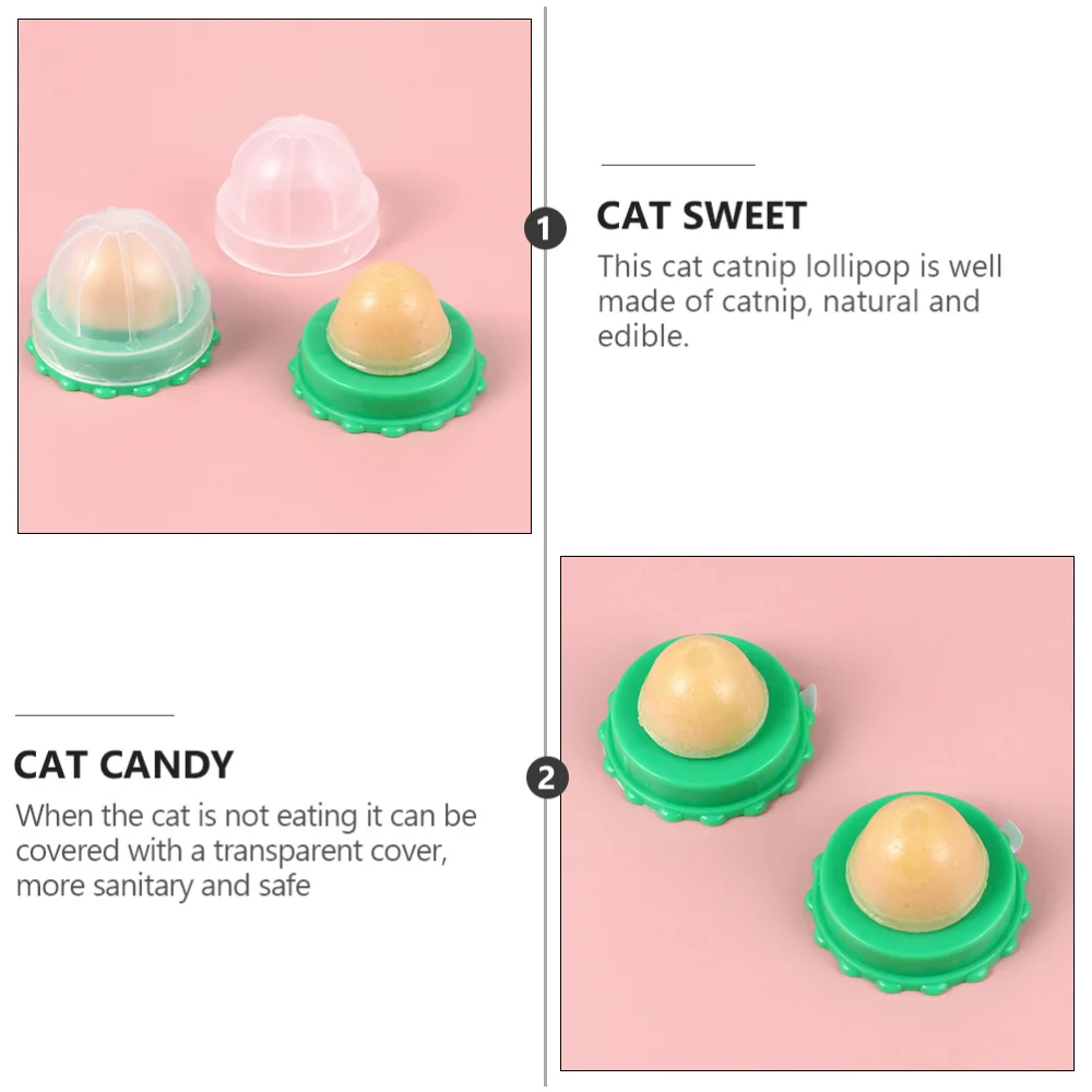 5pcs Cat Catnip Ball Dust Cover Round Safe Catnip Snack Lick Candy Vitamin Pudding Catnip Lollipop for Cat Kitten Ragdoll
5pcs Cat Catnip Ball Dust Cover Round Safe Catnip Snack Lick Candy Vitamin Pudding Catnip Lollipop for Cat Kitten Ragdoll