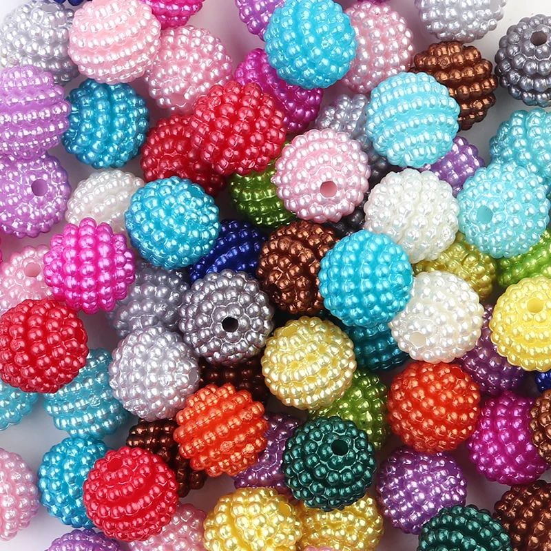 50pcsAcrylic Bayberry Ball Beads Loose Spacer Beads For Jewelry Making Handmade Diy Bracelet Necklace
50pcsAcrylic Bayberry Ball Beads Loose Spacer Beads For Jewelry Making Handmade Diy Bracelet Necklace