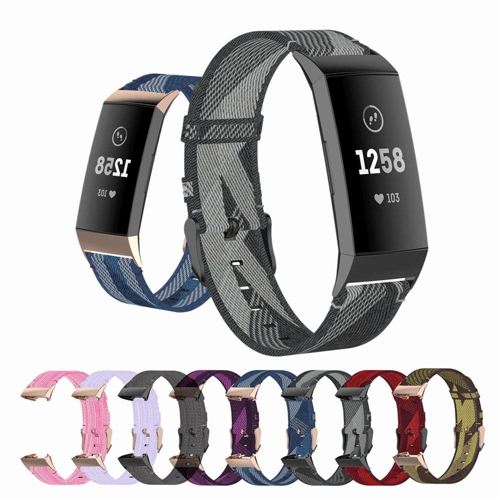 Nylon Canvas Bracelet For Fitbit Charge 4 Band Replacement Strap For Fitbit Charge 3/3 SE Smart Watch Band Wrist Strap Accessory
Nylon Canvas Bracelet For Fitbit Charge 4 Band Replacement Strap For Fitbit Charge 3/3 SE Smart Watch Band Wrist Strap Accessory