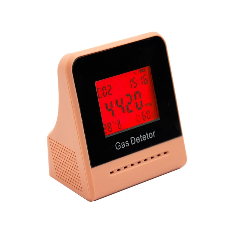 CO2 Detector Air Quality Monitor Temperature and Humidity Carbon Dioxide Monitor Meter NDIR Sensor 400-5000 PPM
CO2 Detector Air Quality Monitor Temperature and Humidity Carbon Dioxide Monitor Meter NDIR Sensor 400-5000 PPM