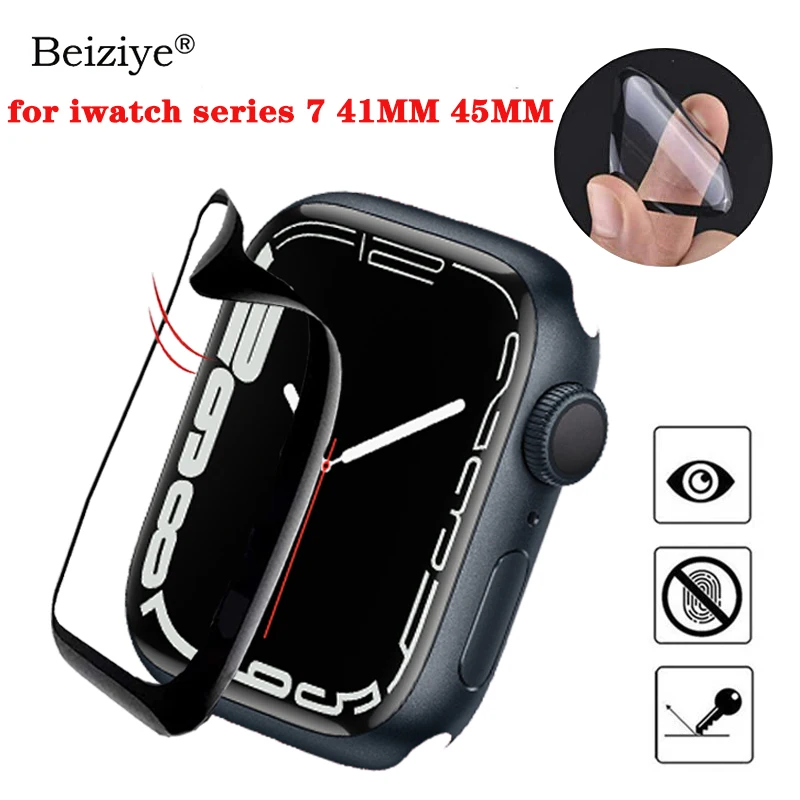 Водонепроницаемая Защита экрана для apple watch 7, 41 мм, 45 мм, полная защита экрана, не закаленное стекло для iwatch series 7
Водонепроницаемая Защита экрана для apple watch 7, 41 мм, 45 мм, полная защита экрана, не закаленное стекло для iwatch series 7