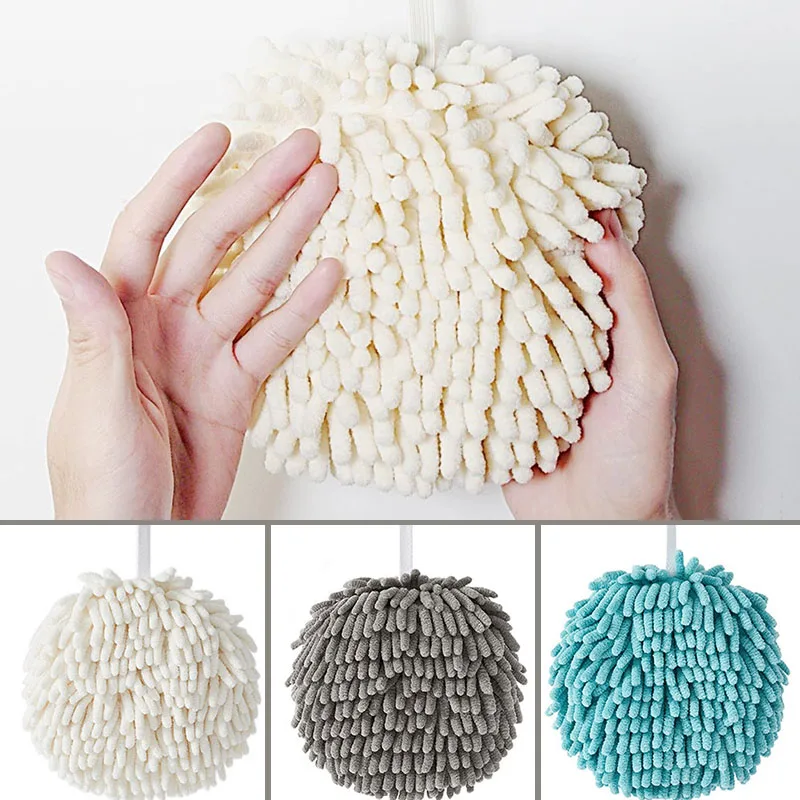 Hanging Thick Hand Cleaning Cloth Bathroom Kitchen Absorbent and Quick-drying Hand Towel Chenille Creative Hanging Hand Towel
Hanging Thick Hand Cleaning Cloth Bathroom Kitchen Absorbent and Quick-drying Hand Towel Chenille Creative Hanging Hand Towel