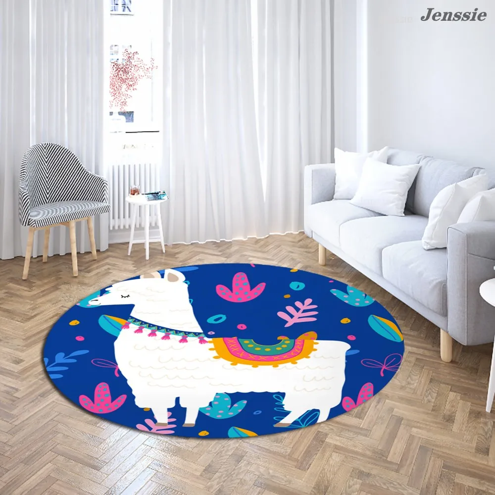Cartoon Alpaca Carpet Animal Printed Soft Flannel Round Carpet For Rooms Mats In The Hallway Antislip Kitchen Mat Floor Rugs
Cartoon Alpaca Carpet Animal Printed Soft Flannel Round Carpet For Rooms Mats In The Hallway Antislip Kitchen Mat Floor Rugs