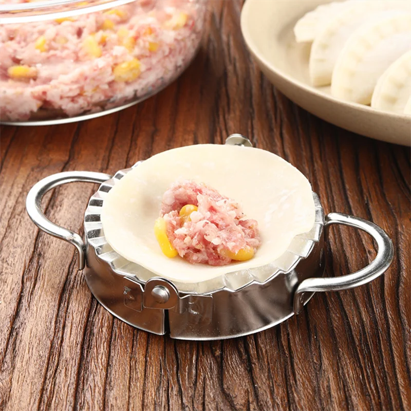 Easy DIY Dumpling Molds Stainless Steel Jiaozi Making Moulds Machine Cooking Pastry Device Kitchen Tools Accessories
Easy DIY Dumpling Molds Stainless Steel Jiaozi Making Moulds Machine Cooking Pastry Device Kitchen Tools Accessories