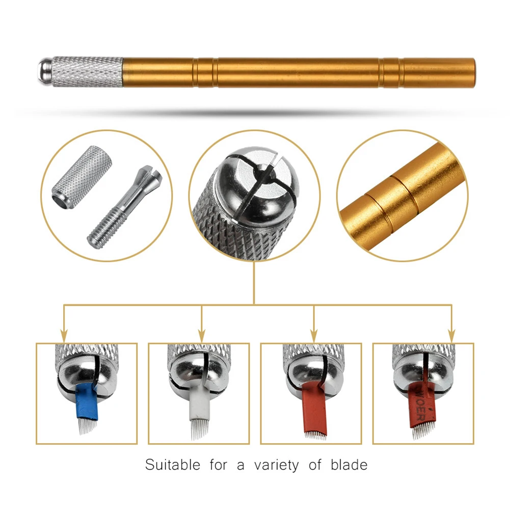 Manual Tattoo Roller Pen with 6.5mm Rollers Pins Kit for Eyebrows Microblading Makeup Tools J9
Manual Tattoo Roller Pen with 6.5mm Rollers Pins Kit for Eyebrows Microblading Makeup Tools J9