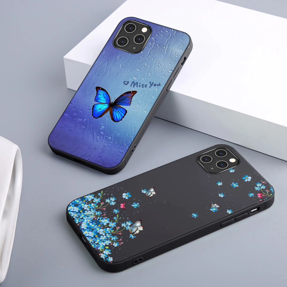 Butterfly Case For iPhone 12 11 Pro Max Mini Cover for iPhone 11Pro X XR XS MAX 7 8 6 6S Plus 5S SE 2020 Soft TPU Phone Fundas
Butterfly Case For iPhone 12 11 Pro Max Mini Cover for iPhone 11Pro X XR XS MAX 7 8 6 6S Plus 5S SE 2020 Soft TPU Phone Fundas
