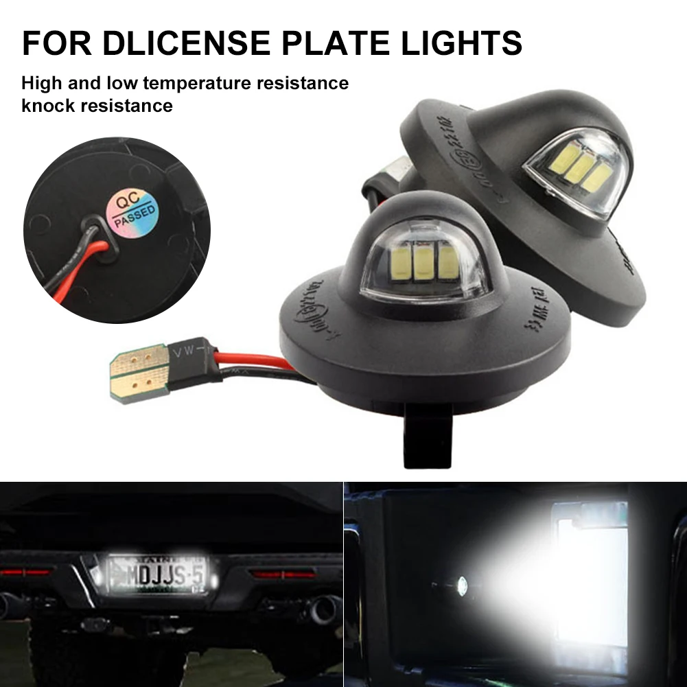 2pcs License Plate Light 12V 3LED 6000K for Ford F150 F250 F350 LED License Plate Frame Lamp Assembly Replacement Dropshipping
2pcs License Plate Light 12V 3LED 6000K for Ford F150 F250 F350 LED License Plate Frame Lamp Assembly Replacement Dropshipping