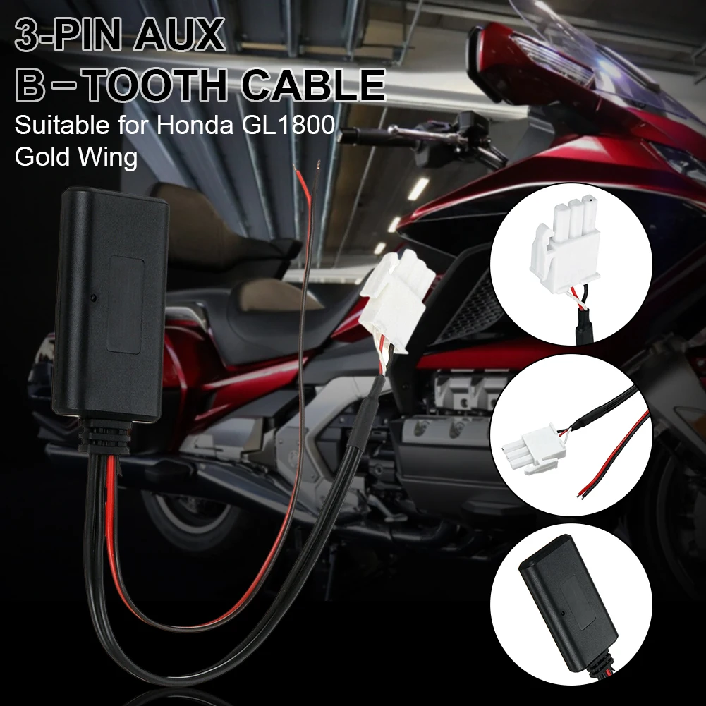 Motorcycles Bluetooth Compatible Cable Adaptor Module Radio Stereo 3-PIN AUX Music Cable Adaptors For HONDA GL1800 Gold Wing
Motorcycles Bluetooth Compatible Cable Adaptor Module Radio Stereo 3-PIN AUX Music Cable Adaptors For HONDA GL1800 Gold Wing