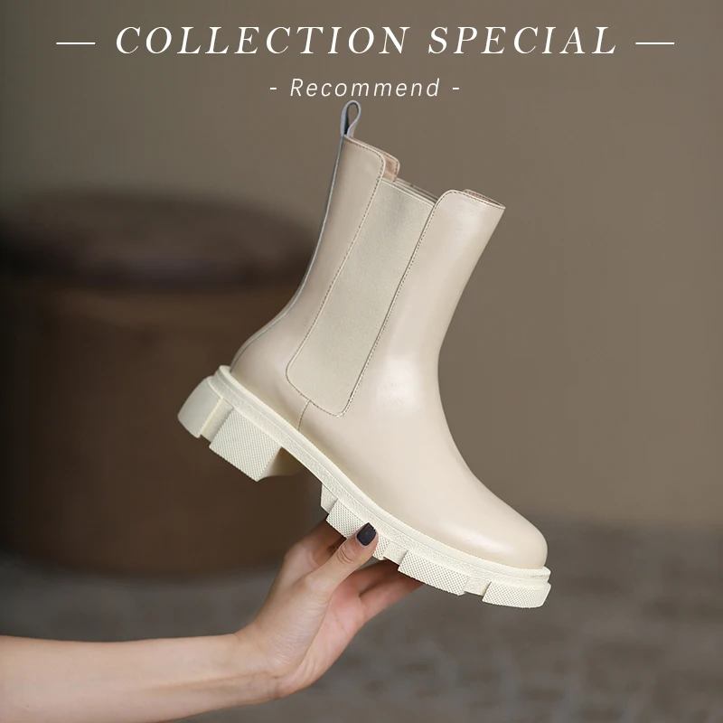 INS Hot Women ankle boots natural Leather 22-24.5cm Cowhide upper Chelsea boots Autumn and Winter boots Knight boots 2 colors
INS Hot Women ankle boots natural Leather 22-24.5cm Cowhide upper Chelsea boots Autumn and Winter boots Knight boots 2 colors