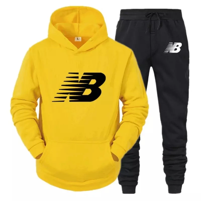 Fashion Brand NB Suit Men's Sportswear Sweatpants Autumn Hip Hop Wool Hoodie Pullover Tracksuit Men Streetwear Clothing Jogging
Fashion Brand NB Suit Men's Sportswear Sweatpants Autumn Hip Hop Wool Hoodie Pullover Tracksuit Men Streetwear Clothing Jogging