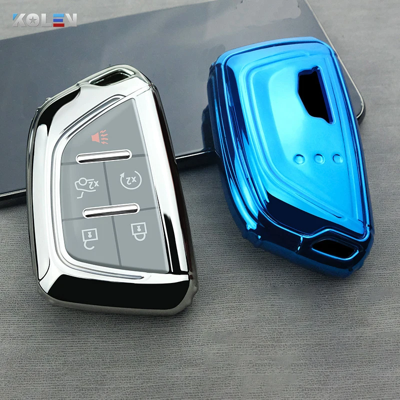 Soft TPU Car Remote Key Case Cover For Cadillac CT4 CT5 2019 2020 5 Buttons Smart Key Holder Shell Fob Car Styling Accessories
Soft TPU Car Remote Key Case Cover For Cadillac CT4 CT5 2019 2020 5 Buttons Smart Key Holder Shell Fob Car Styling Accessories