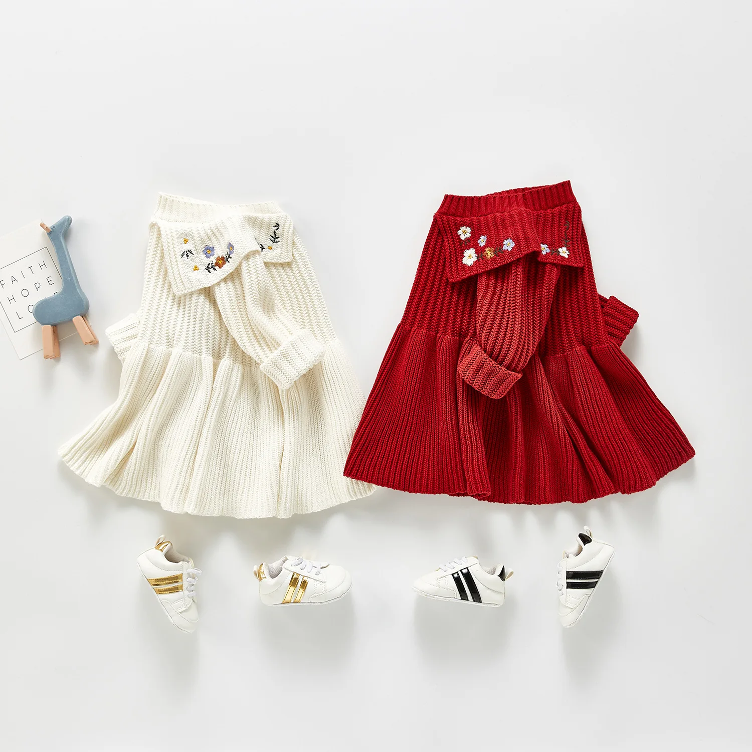 Baby Girl Spring Autumn Knitted Clothes Children Warm Long Sleeve Embroidered Princess Woolen Dress
Baby Girl Spring Autumn Knitted Clothes Children Warm Long Sleeve Embroidered Princess Woolen Dress