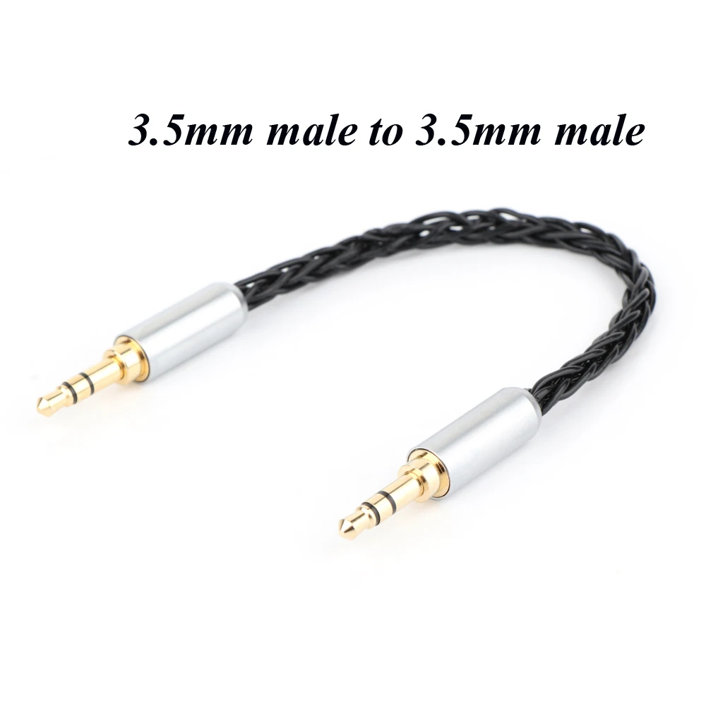 High Quality Black Silver Plated 3.5mm Male to 3.5mm Male Stereo Audio Hifi Audio Cable Car AUX Wire Jump Cable
High Quality Black Silver Plated 3.5mm Male to 3.5mm Male Stereo Audio Hifi Audio Cable Car AUX Wire Jump Cable