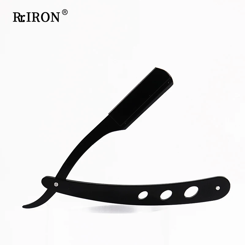 RIRON Classic Black Straight Shaver Razor For Face Shaving Stainless Steel Manual Beard Shaver Men'S Change Blade Shavers Knives
RIRON Classic Black Straight Shaver Razor For Face Shaving Stainless Steel Manual Beard Shaver Men'S Change Blade Shavers Knives