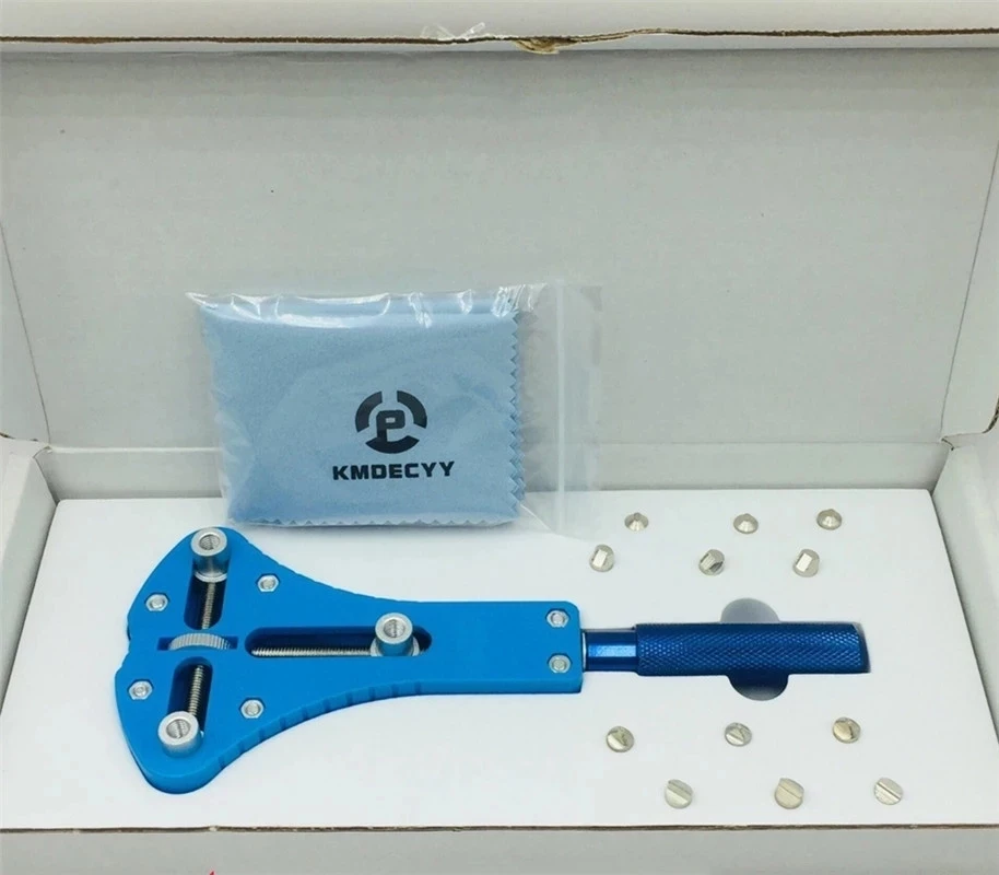 Universal Watch Back Case Opener Die Alloy Watchmaker Repair Tool Adjustable Watch Back Case Three-leg Opener with 12 Pins
Universal Watch Back Case Opener Die Alloy Watchmaker Repair Tool Adjustable Watch Back Case Three-leg Opener with 12 Pins