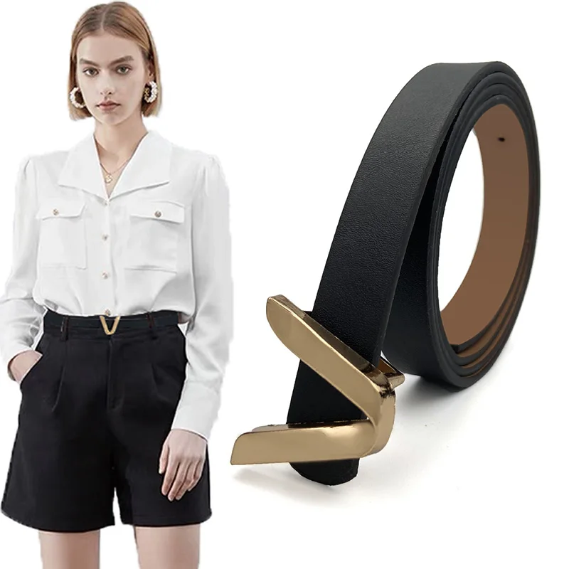 2021 Hot Style Women's Thin Belt V-shaped Buckle European And American Style Thin Belt All-match Decorative Fashion Belt Women
2021 Hot Style Women's Thin Belt V-shaped Buckle European And American Style Thin Belt All-match Decorative Fashion Belt Women