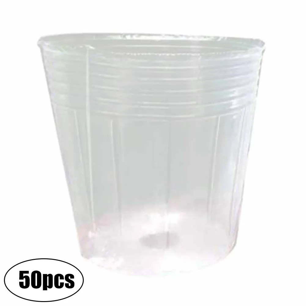 50PCS PP Nursery Cup Transparent Nutrition Bowl Cup Succulent Orchid Transparent Pot For Greening Project Flower Nursery Product
50PCS PP Nursery Cup Transparent Nutrition Bowl Cup Succulent Orchid Transparent Pot For Greening Project Flower Nursery Product