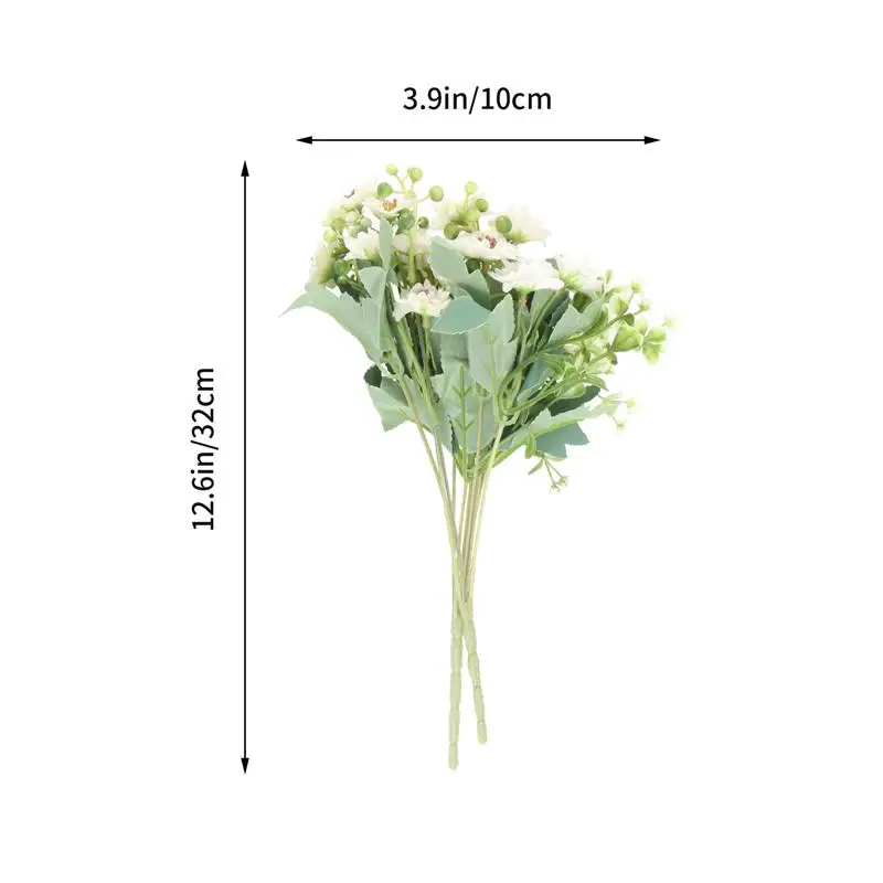 2pcs Lifelike Artificial Daisy Flower Ornament Fake Flower Scene Decor Wedding Party Artificial Flower Home Decorartive Ornament
2pcs Lifelike Artificial Daisy Flower Ornament Fake Flower Scene Decor Wedding Party Artificial Flower Home Decorartive Ornament