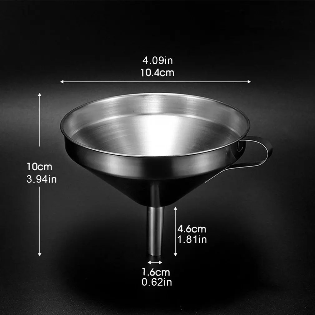 3 Sizes Small Mouth Funnels Bar Wine Flask Funnel Mini Stainless Steel for Filling Hip Flask Narrow-Mouth Bottles 
3 Sizes Small Mouth Funnels Bar Wine Flask Funnel Mini Stainless Steel for Filling Hip Flask Narrow-Mouth Bottles