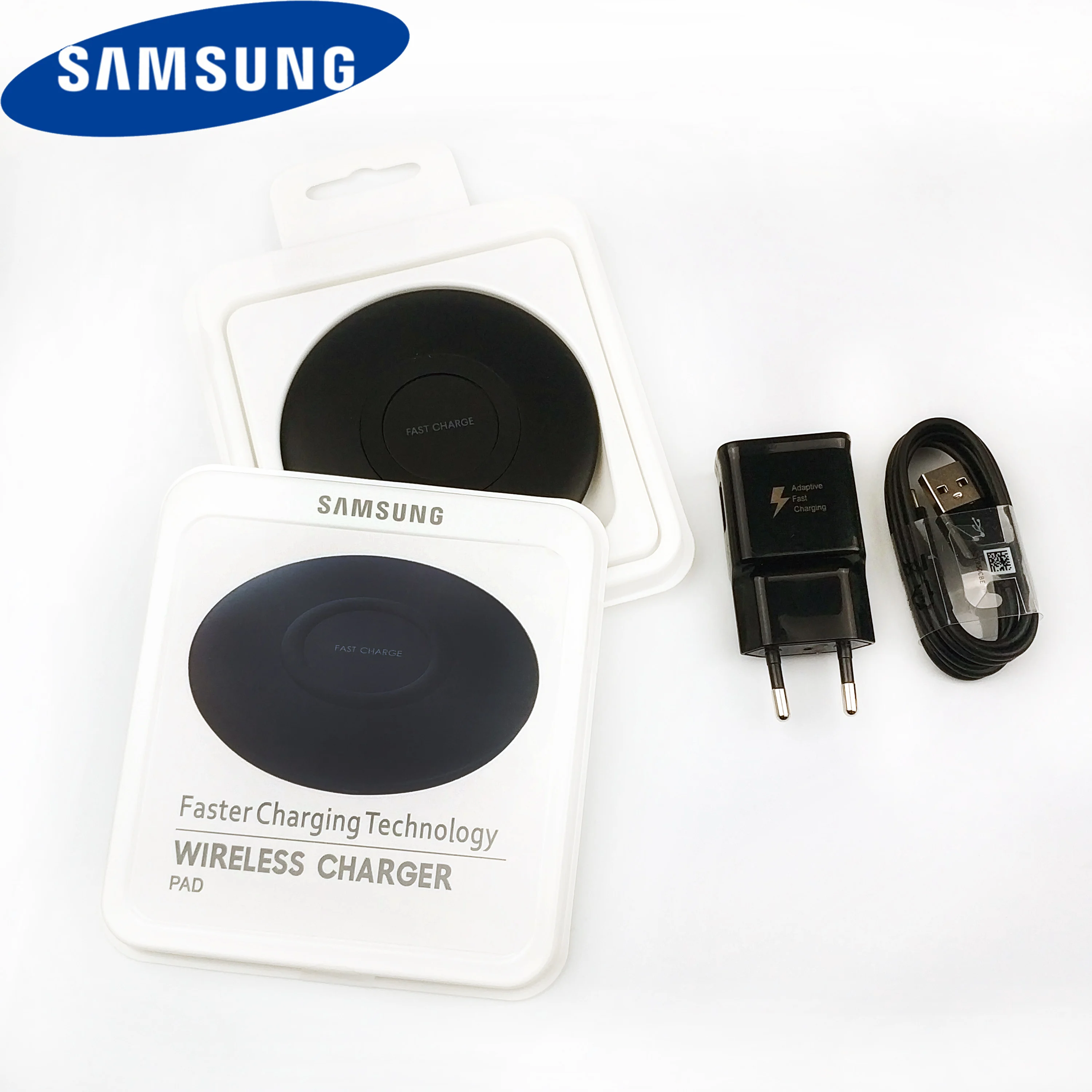 Беспроводное зарядное устройство Samsung S10 plus 15 Вт быстрая зарядка через usb type c