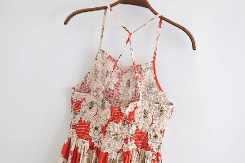 2021 Fashion Women Red Flowers Print Summer Dress Sleeveless Ladies Beach Maxi Dress
2021 Fashion Women Red Flowers Print Summer Dress Sleeveless Ladies Beach Maxi Dress