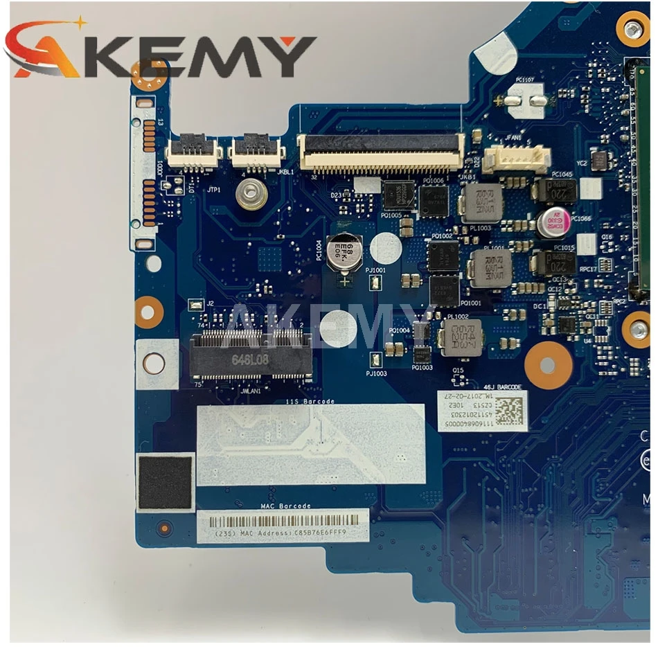 5B20M31047 для Lenovo Ideapad 310-15IKB материнская плата ноутбука с SR2ZU i5-7200U CPU 4 Гб RAM NM-A982 DDR4 100%