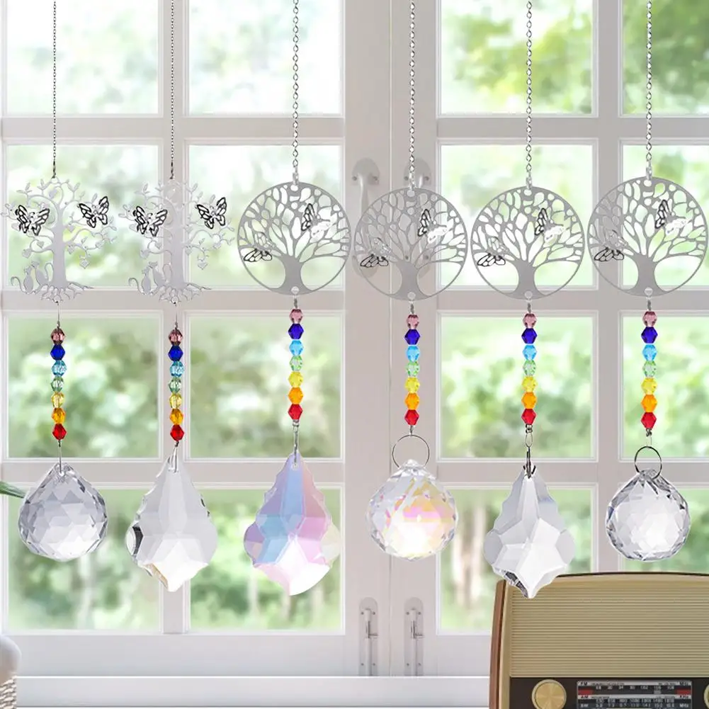 Crystal Suncatcher Chakra Colors Balls Prism Tree Of Life Window Hanging Pendant Rainbow Sun Catcher Christmas Home Decor
Crystal Suncatcher Chakra Colors Balls Prism Tree Of Life Window Hanging Pendant Rainbow Sun Catcher Christmas Home Decor