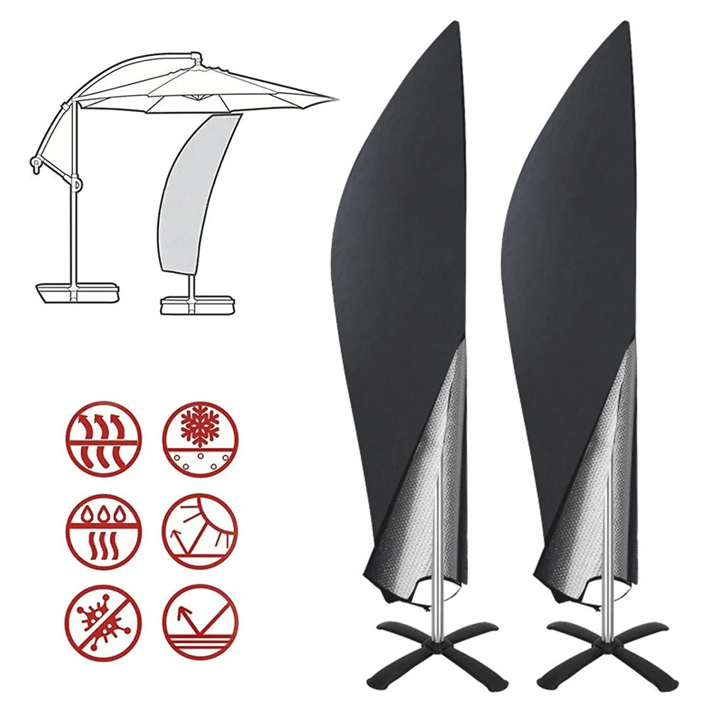 Patio Umbrella Cover 210D Waterproof Parasol Protective Cover Zipper Anti-UV Rain Wind Dust Tear-Resistant Protective Canopy
Patio Umbrella Cover 210D Waterproof Parasol Protective Cover Zipper Anti-UV Rain Wind Dust Tear-Resistant Protective Canopy