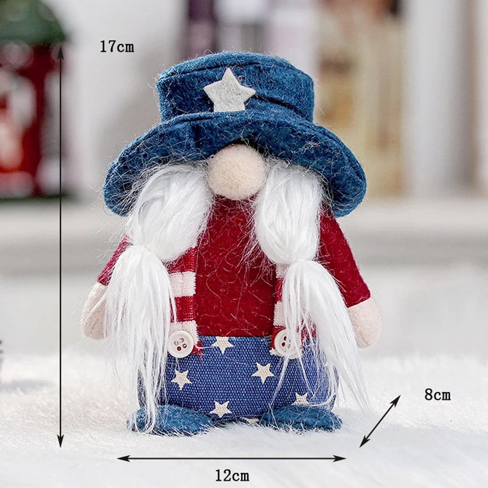 American Independence Day Plush Patriotic Gnome Doll Holiday Elf Doll Decoration Desktop Decoration Ornaments Gifts For Kids
American Independence Day Plush Patriotic Gnome Doll Holiday Elf Doll Decoration Desktop Decoration Ornaments Gifts For Kids