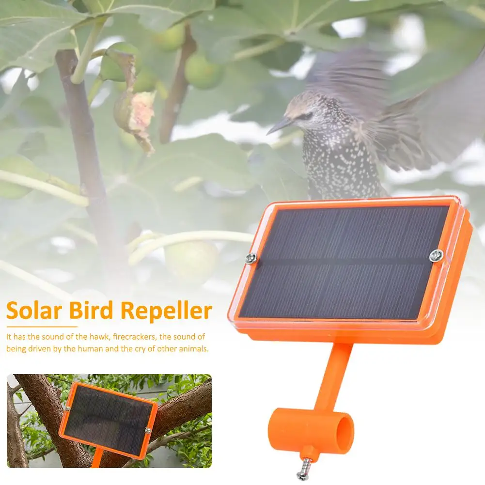 Solar Powered Ultra Sonic Garden Pest Repeller Reflective Sound Bird Exorcist Artifact With Speech Box Wind Driven For Outdoors
Solar Powered Ultra Sonic Garden Pest Repeller Reflective Sound Bird Exorcist Artifact With Speech Box Wind Driven For Outdoors